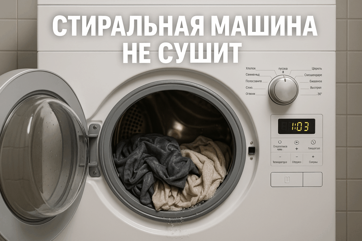    Стиральная машина с сушкой не сушит — что делать Михаил Юрьевич