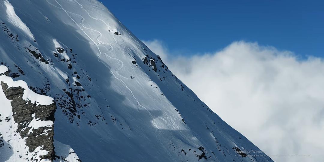 Опубликовано видео лыжного спуска Анджея Баргеля с Эвереста