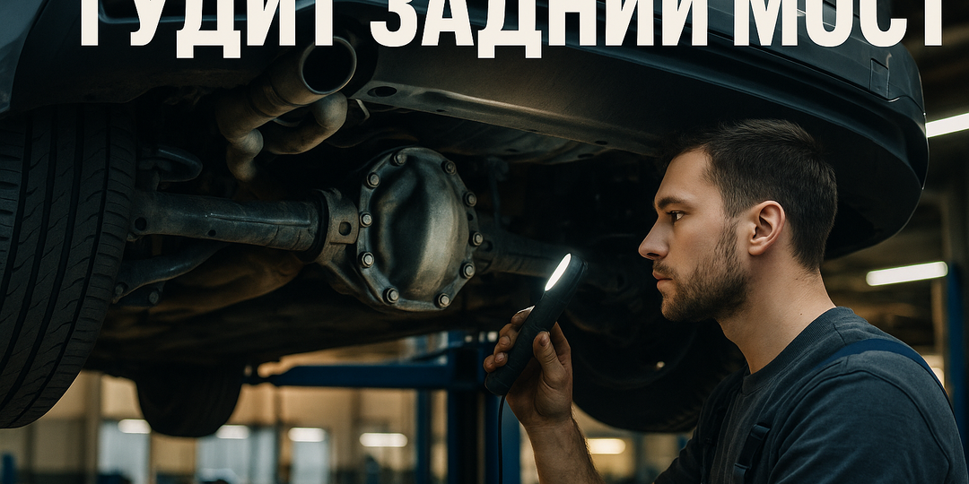 Гудит задний мост при повороте: причины и ремонт
