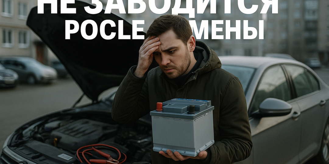 Не заводится после замены аккумулятора: причины сброса