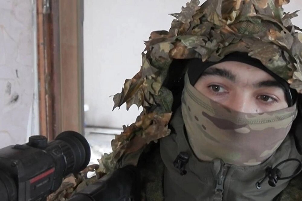    Заместитель командира снайперского взвода Медный. Фото: Министерство обороны РФ