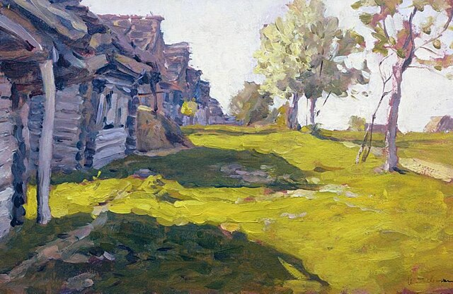 Левитан Солнечный день. Деревня.