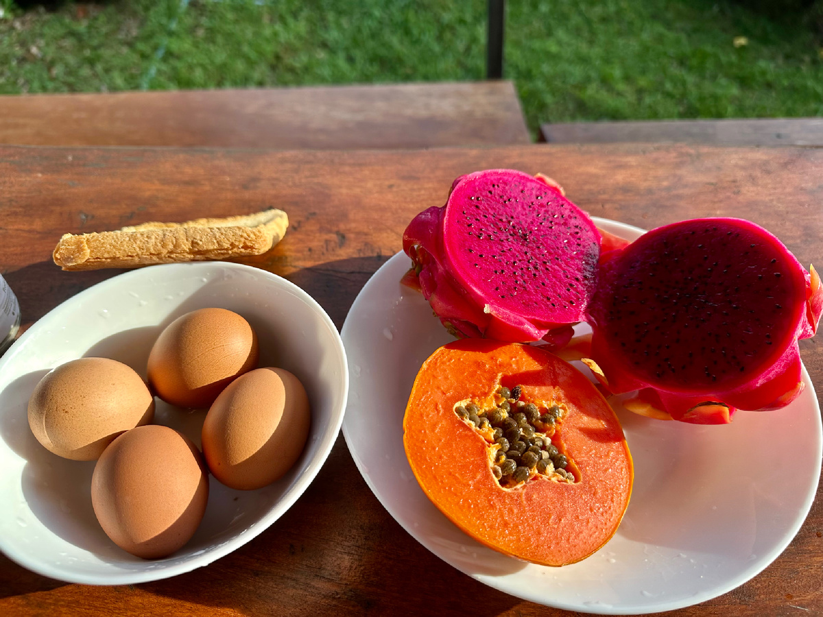 Завтрак подан.