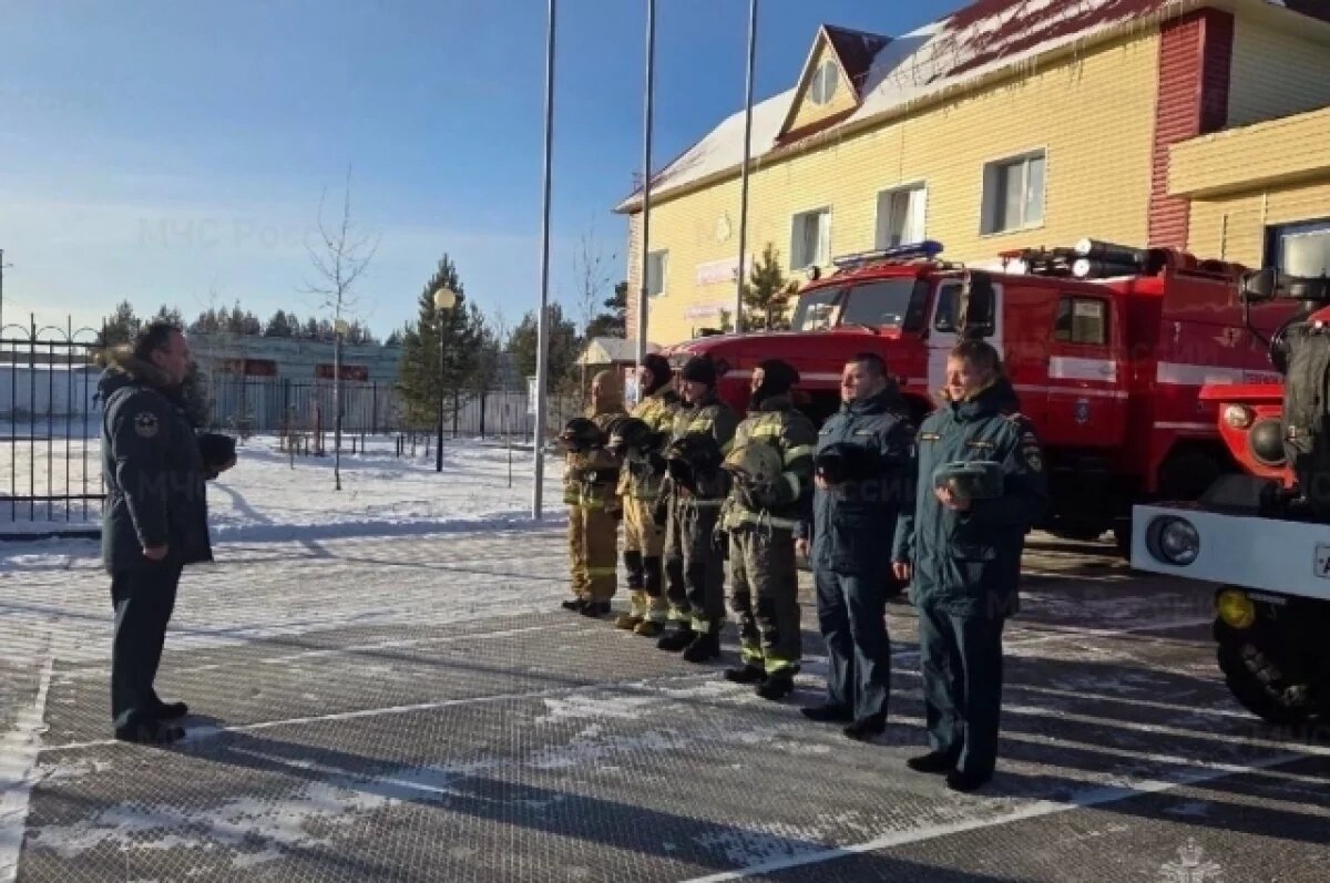    В Югре в память о погибшем пожарном прозвучали сирены