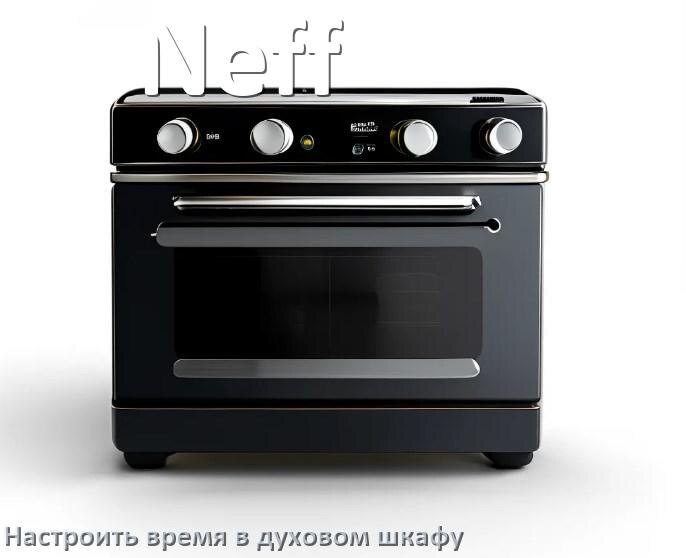 
Как в духовом шкафу Neff установить часы и настроить время
