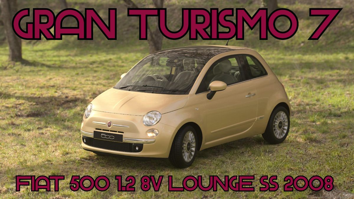 # Итальянский шарм и городская элегантность! Fiat 500 1.2 8V Lounge SS 2008 в Gran Turismo 7 🚗🌍