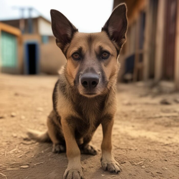 От поведения зоозащитников в шоке даже бродячие собаки / изображение сгенерировано нейросетью flyvi.io