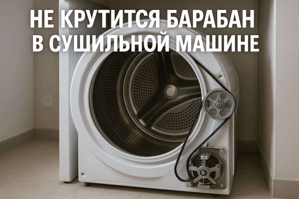    Не крутится барабан в сушильной машине — что сломалось Михаил Юрьевич
