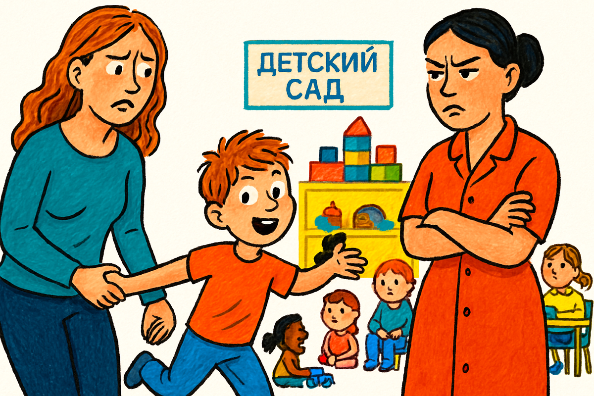 Сыну 4 года. Он бегает, шумит, не сидит на месте. Воспитатель требует справку от психиатра. Это нормально или я сошла с ума?