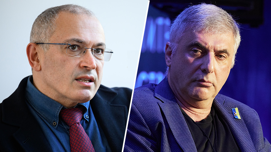     Леонид Невзлин / Михаил Ходорковский / Gettyimages.ru / Oleg Nikishin / Bernd von Jutrczenka / picture alliance