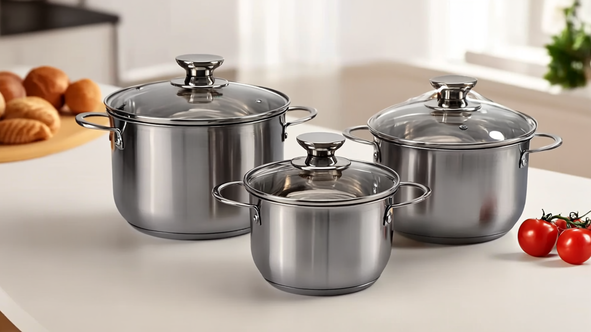 LoliDream Набор посуды из нержавеющей стали 6 предметов 