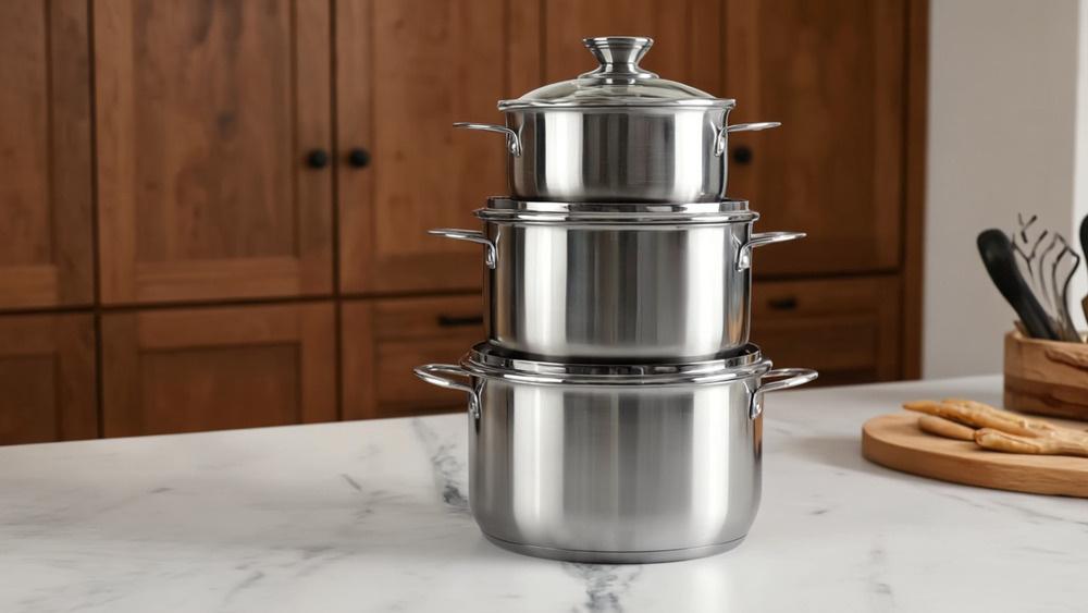 LoliDream Набор посуды из нержавеющей стали 6 предметов