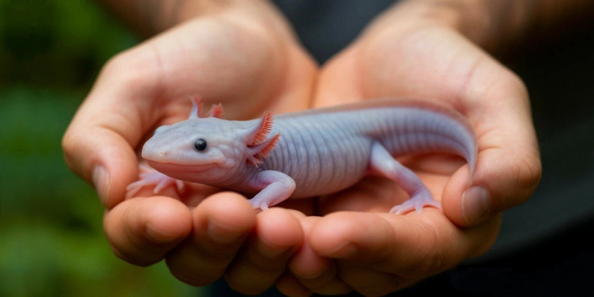 Аксолотль. Изображение сгенерировано ИИ