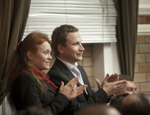 Юлия с новым мужем примерно через год после убийства 