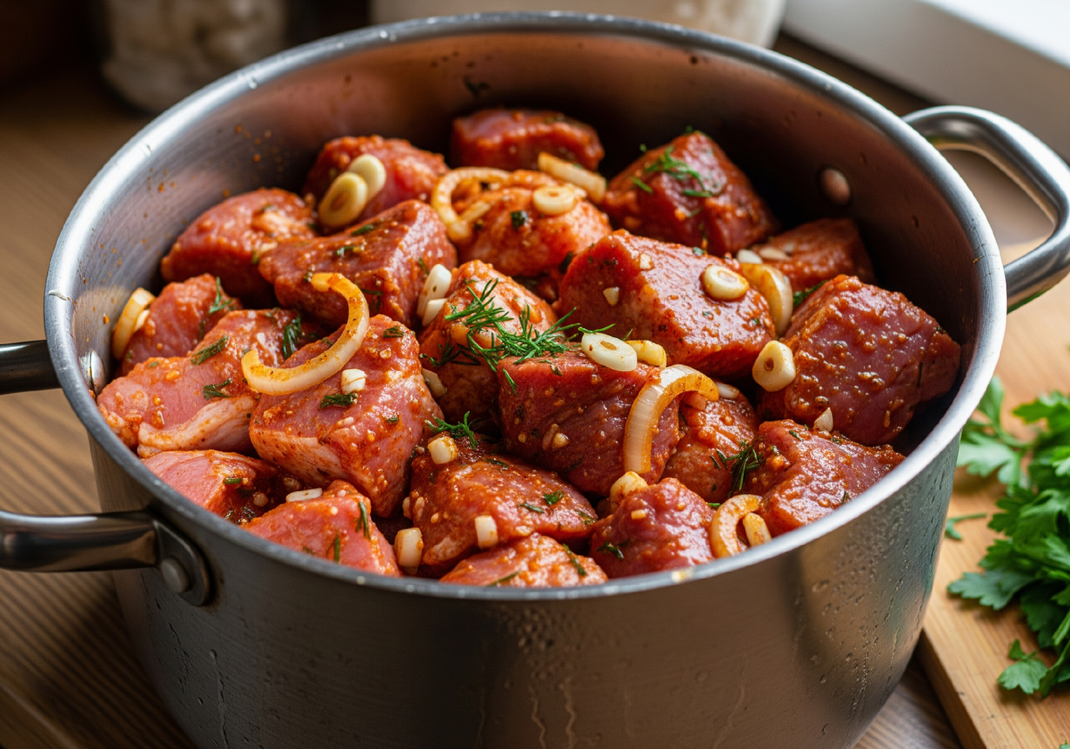 Подготовим мясо