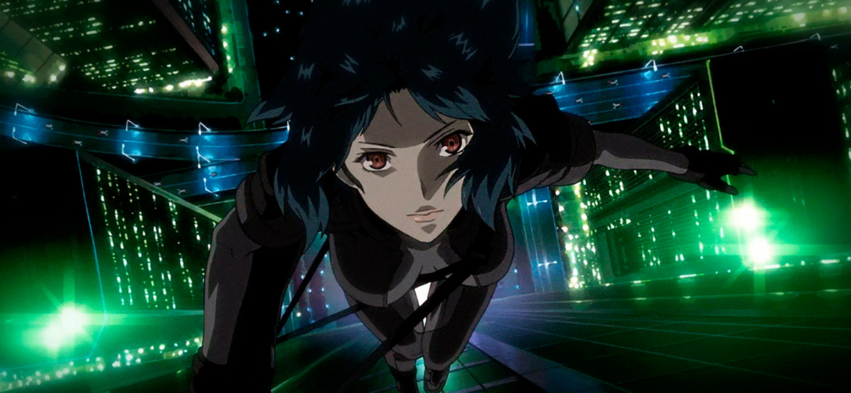     Кадр из аниме «Призрак в доспехах»