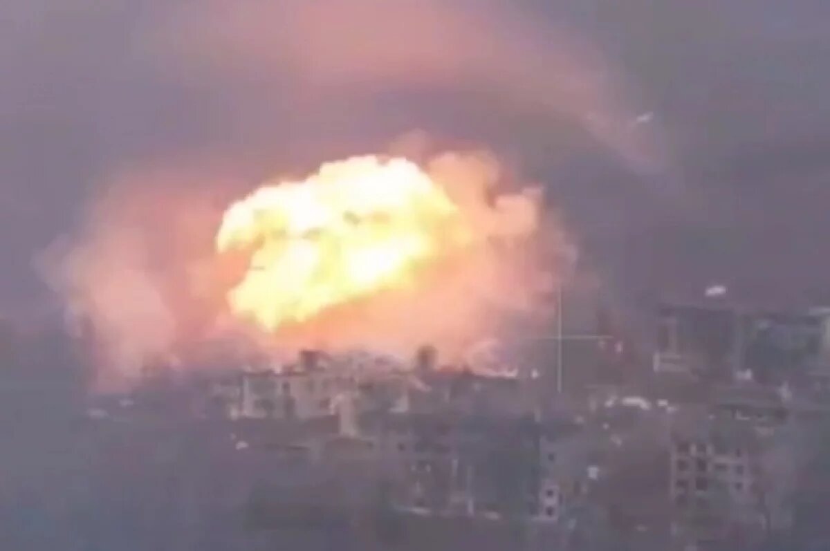    Трехтонная бомба уничтожила пункт дислокации боевиков ВСУ в Мирнограде
