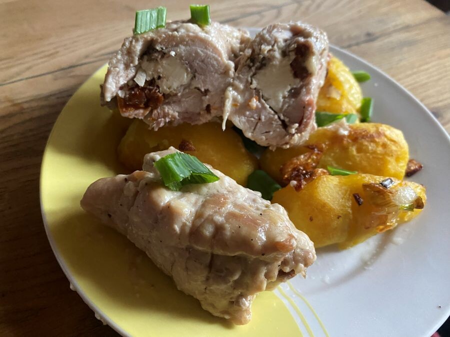 вот такие "толстостенные" рулетики получились