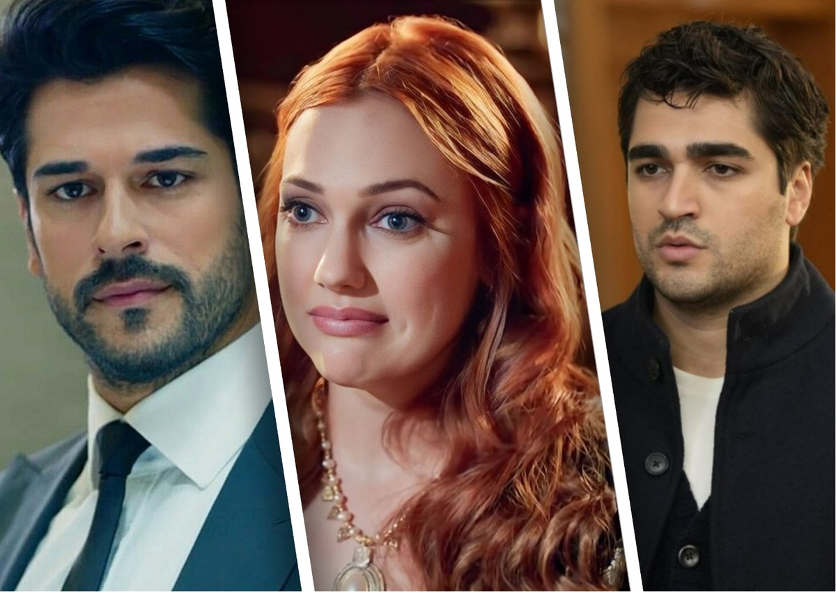 Кемаль, Хюррем, Ферит. Фото: кадры из сериалов. Коллаж автора