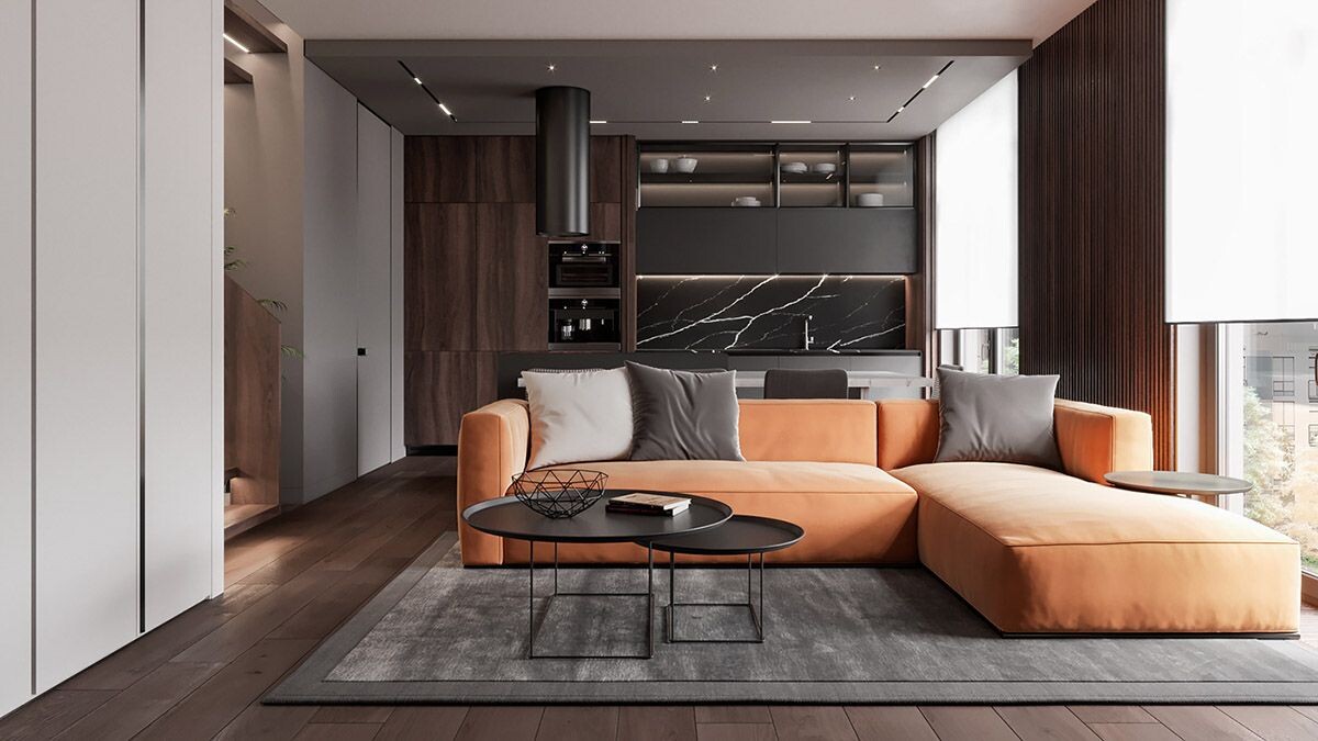 Дизайн проект в стиле минимализм