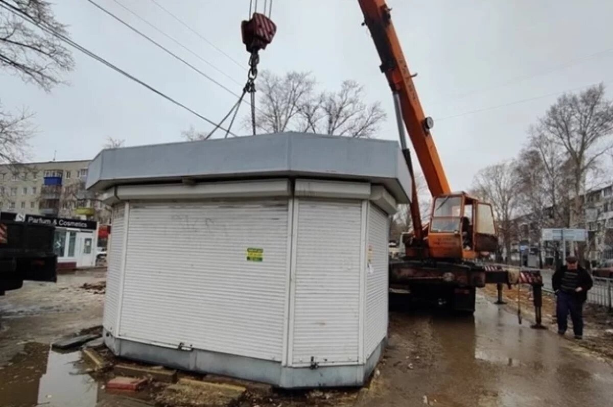    В Ульяновске с начала года демонтировали 21 самовольно установленный объект
