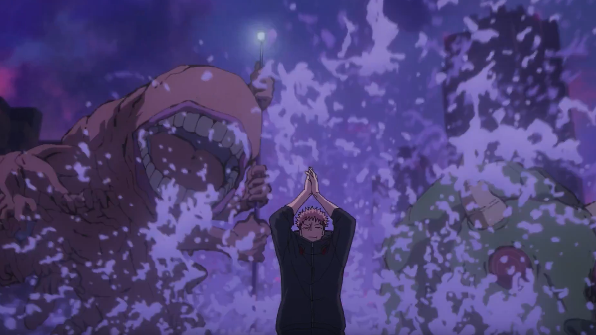 Юдзи Итадори в аниме «Магическая битва»/трейлер «VK Видео»