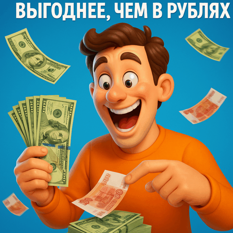    Почему копить в долларах выгоднее, чем в рублях admin