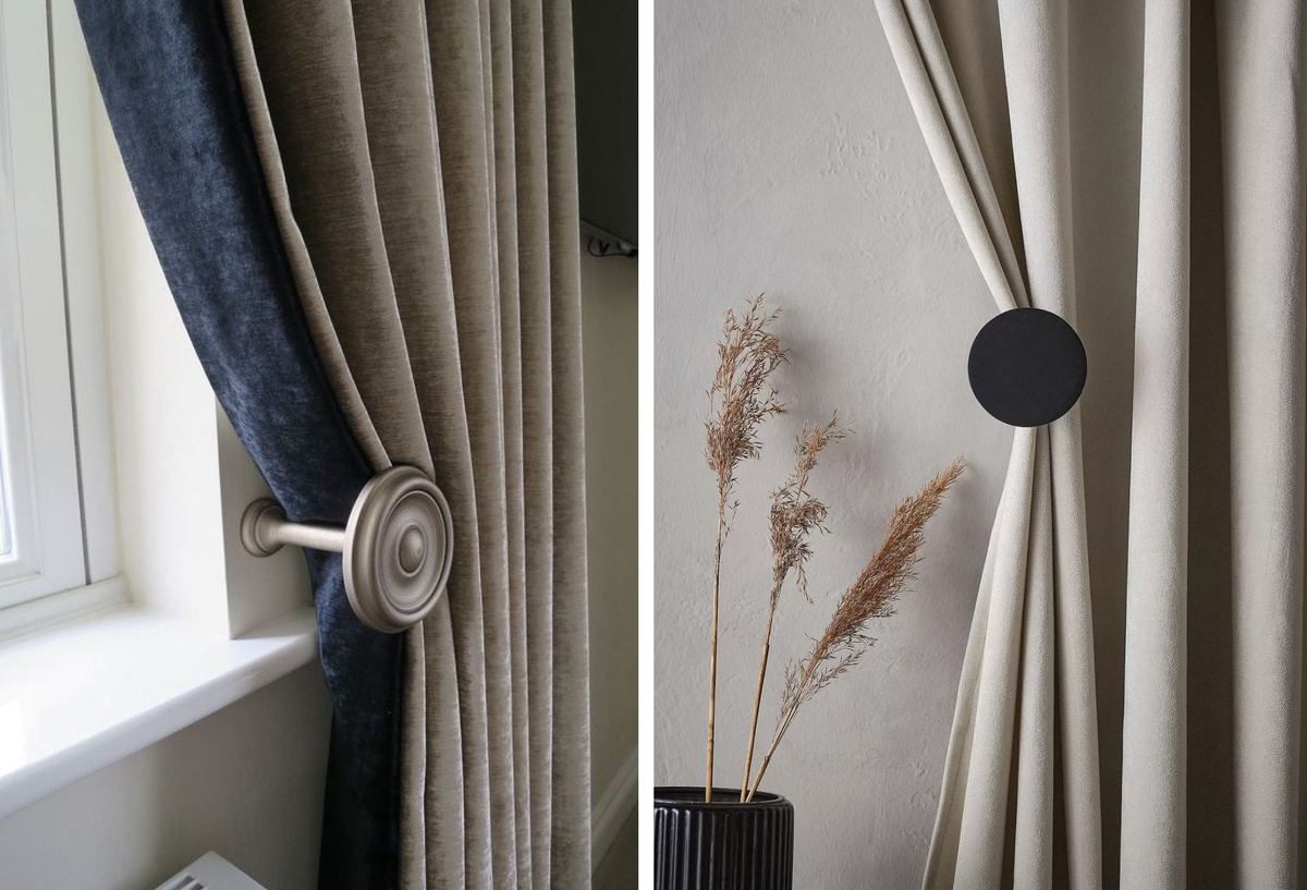 Ткани blackout и dimout не ограничены цветовыми решениями, для подкладки можно использовать акцентные цвета, дополняющие лицевую декоративную ткань 