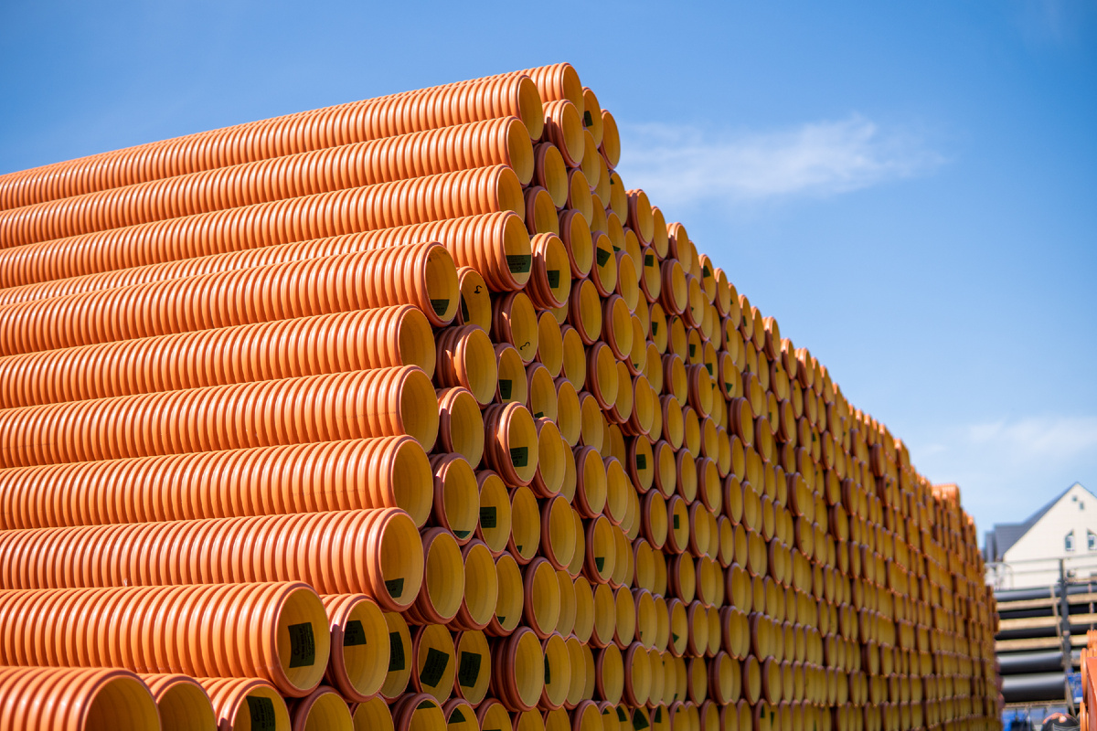 Канализационные гофрированные трубы из полипропилена ИКАПЛАСТ SUNSET SN16