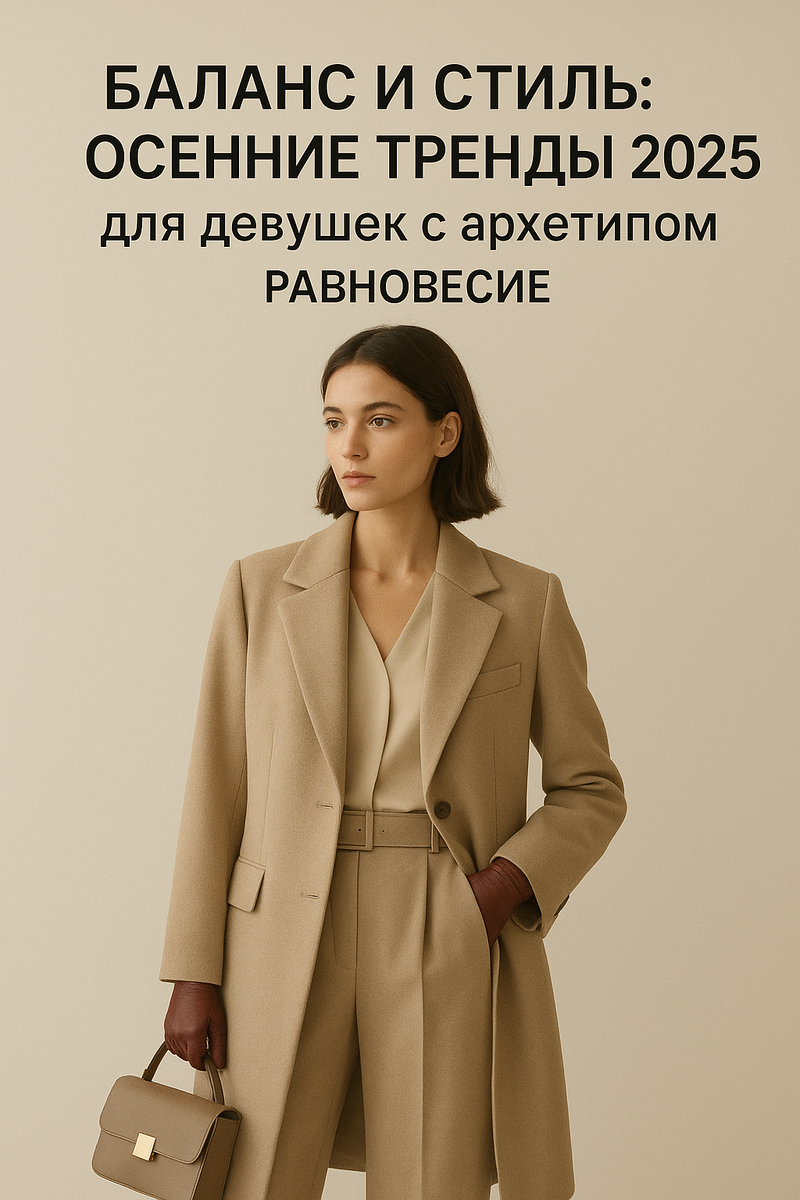 Архетип Равновесие — это про гармонию, вкус и внутреннее спокойствие. Девушки, рождённые 14 числа или в период под покровительством этой энергии, излучают уверенность без лишнего пафоса. Их стиль — не про крик, а про ощущение «всё на своём месте».

Осень 2025 — идеальное время, чтобы выразить это через моду: мягкие линии, благородные ткани, продуманная игра контрастов и… немного неожиданных деталей, чтобы подчеркнуть живость ума.

🍂 Главные тренды осени 2025 для архетипа Равновесие

1. Total look в оттенках спокойствия Беж, тауп, дымчато-серый и сливочный белый — идеальная база. Добавь мягкий акцент: лавандовый, пудровый или хаки. Эти тона не кричат, а дышат.

2. Минимализм с философией Простота формы, но глубина смысла. Брючные костюмы oversize, жилеты на голое тело, пальто-халаты с мягким поясом. Всё сидит свободно, но точно.

3. Баланс мужского и женственного Тренд 2025 — женственность без приторности. Добавь к структурированному пиджаку шелковую блузу или носи массивные кольца с лаконичными платьями. Контраст — твой союзник.

4. Обувь и аксессуары Классические лоферы, ботильоны с квадратным носом, широкие ремни. Украшения — геометрия и камни с «энергией спокойствия»: агат, дымчатый кварц, перламутр.

5. Сумка-тотем Минималистичная сумка с чёткой формой станет твоим символом устойчивости. Чем проще, тем выразительнее.


🕊️ Цветовая палитра осени для Равновесия:
* Серо-бежевый
* Лавандовый
* Молочный
* Шоколадный
* Нежно-оливковый

✨ Итог
Эта осень — про умение жить в ритме гармонии, не теряя индивидуальности. Девушка-Равновесие не гонится за вниманием, но именно её стиль хочется рассматривать и копировать.
Твоя формула осени 2025: «Лаконичность + фактура + внутренняя уверенность = совершенный образ.»
