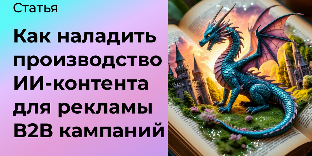 Как наладить производство ИИ-контента для рекламы В2В кампаний