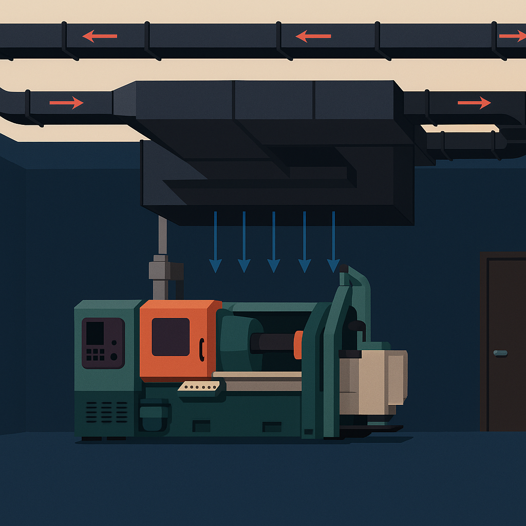Ламинарный поток с НЕРА фильтром для чистых помещений.