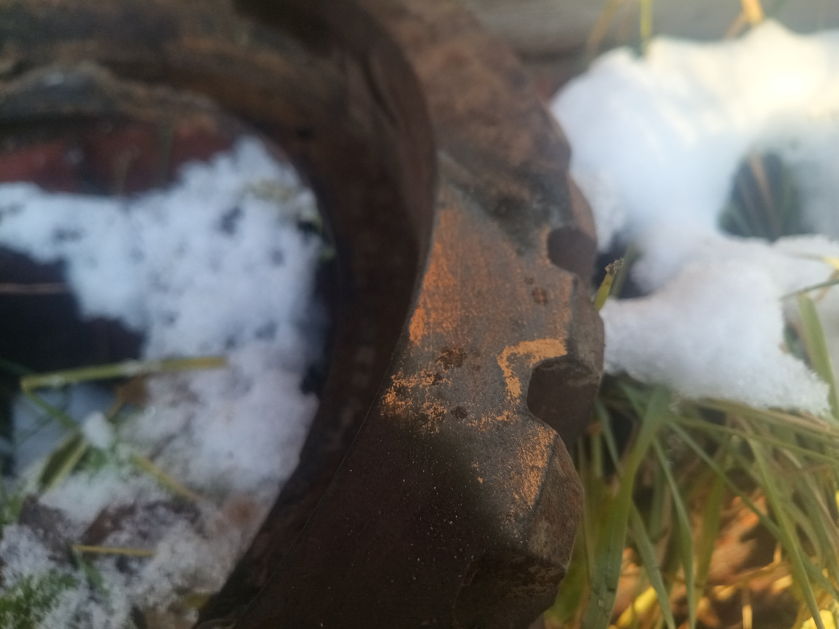 Бронзовая шестерёнка на 39 кг!! После лёгкой зачистки напильником по металлу!