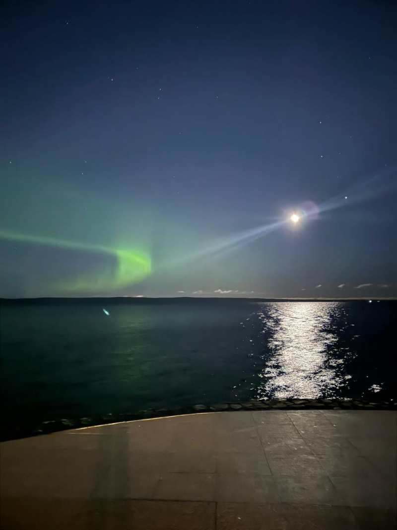    Северное сияние в Петрозаводске увело Ларису Подсадник в глубину размышленийЛариса Подсадник / ВК