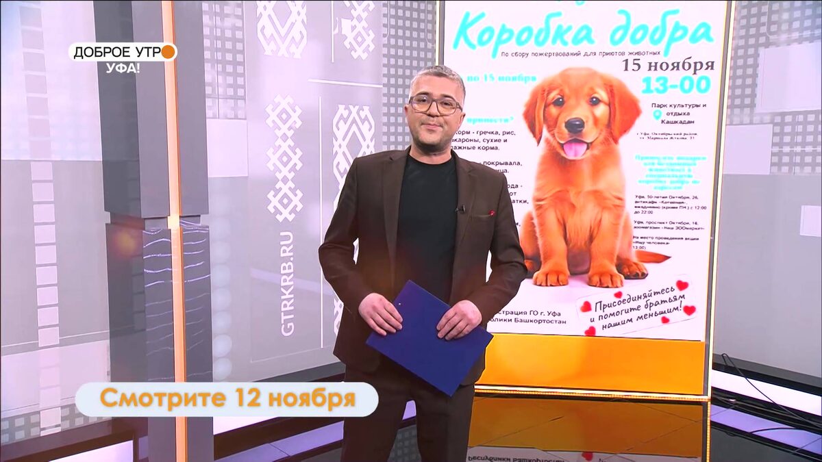    В программе «Доброе утро, Уфа!» расскажут об акции «Ищу человека» для помощи бездомным животным