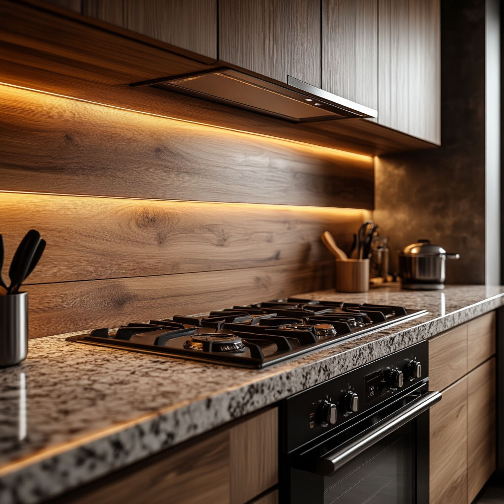 Фартук кухни самоклеящиеся панели 30 * 60 см, цвет цветущая груша, артикул WB - 258378465