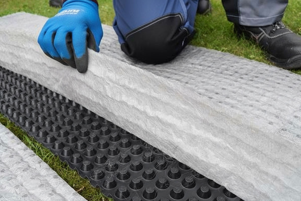 В какую сторону должны смотреть шипы профилированной мембраны