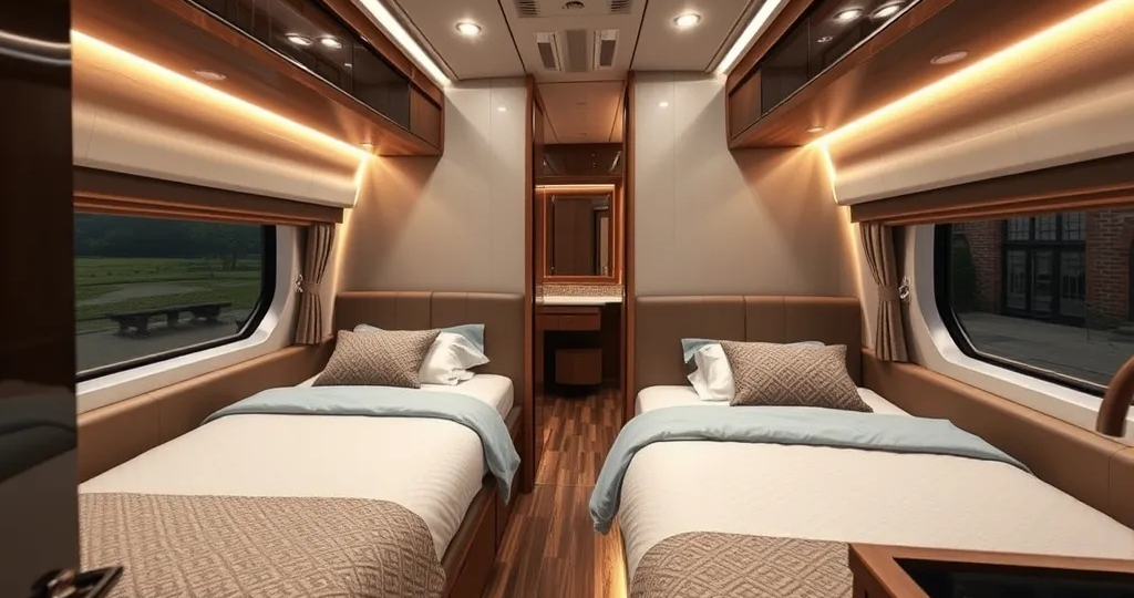 Спальные вагоны класса люкс: отель на колесах с душем и мини-баром