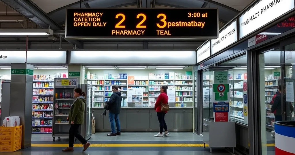 Вокзальные аптеки работают круглосуточно для удобства пассажиров
