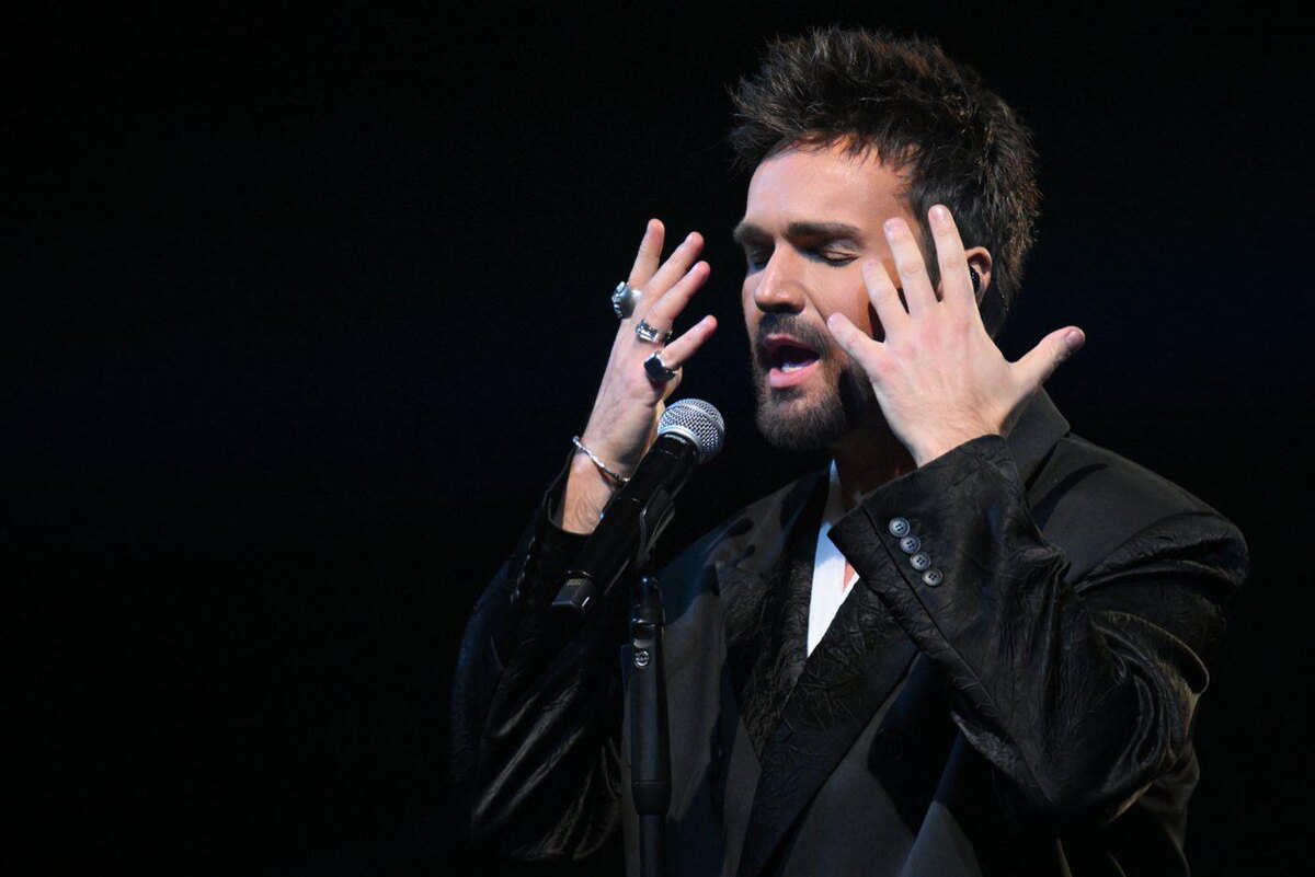 Певец Александр Панайотов на концерте лауреатов национальной музыкальной премии "Золотой Граммофон" в Санкт-Петербурге. Алексей Даничев / @РИА Новости 