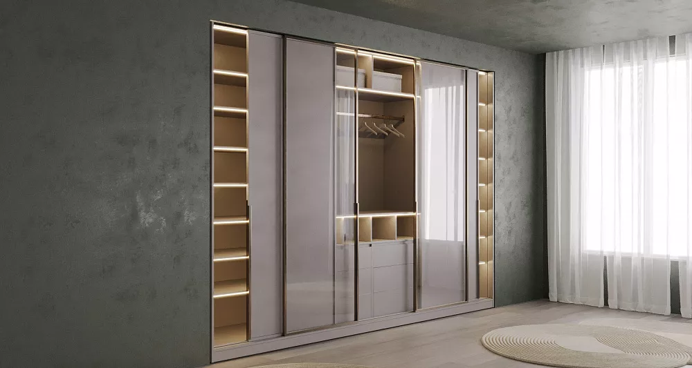 Шкаф-купе "Луксор" от фабрики МЕБИУС