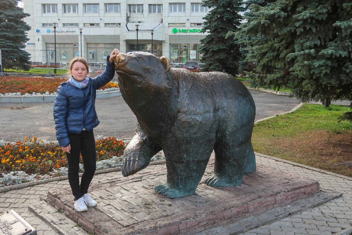 скульптура «Легенда о пермском медведе»
