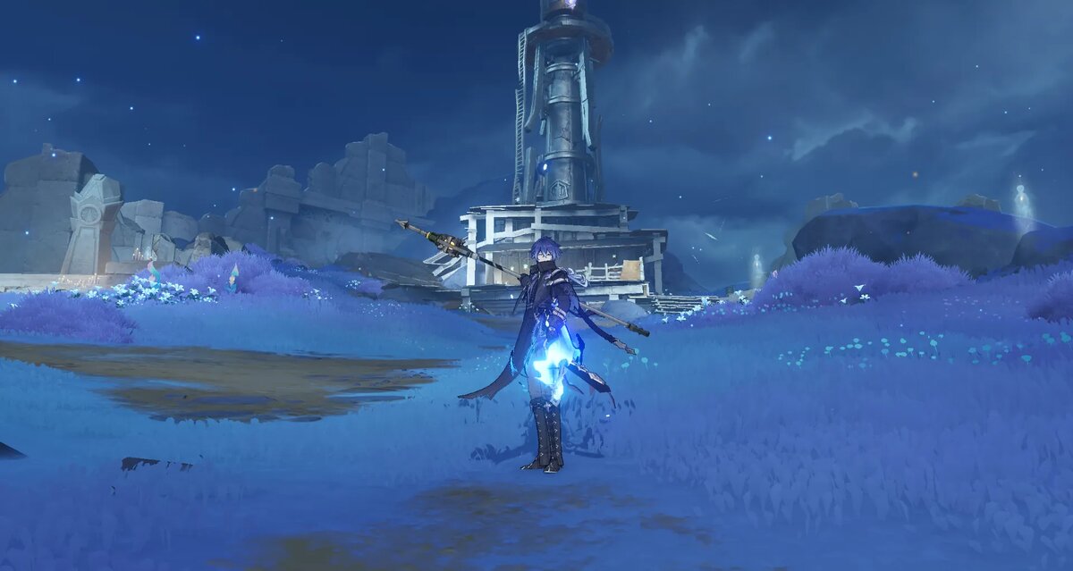 Обычная атака Флинса. Источник: Genshin Impact   📷