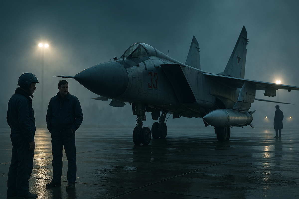 Попытка угнать истребитель МиГ-31 с "Кинжалом" на борту. 