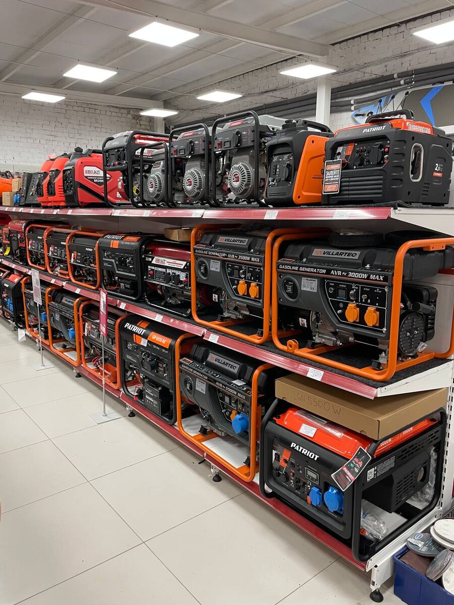 стеллаж генераторов в "Вариант69"