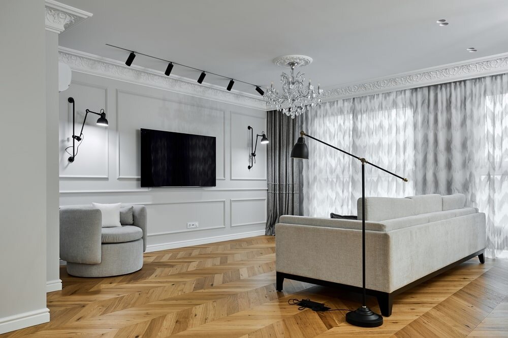 Несмотря на разнообразие видов отделки, популярными остаются краска и обои.