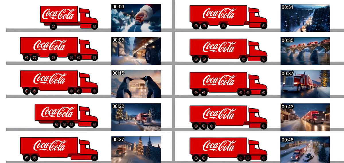  В интернете даже сделали табличку, где поминутно показаны все "трансформации" грузовика