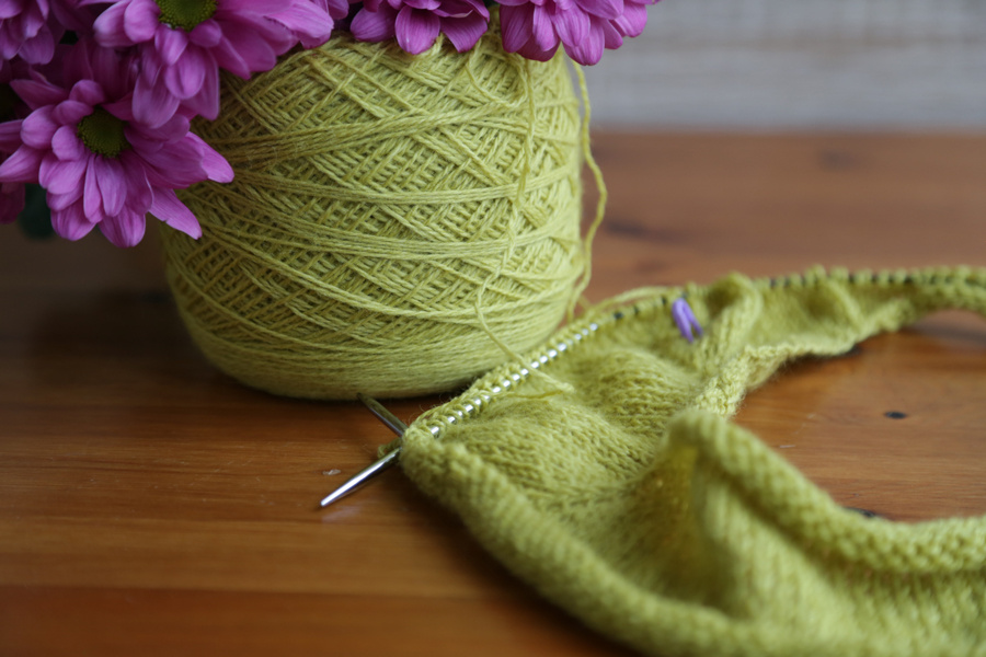 Самые первые минуты знакомства с пряжей