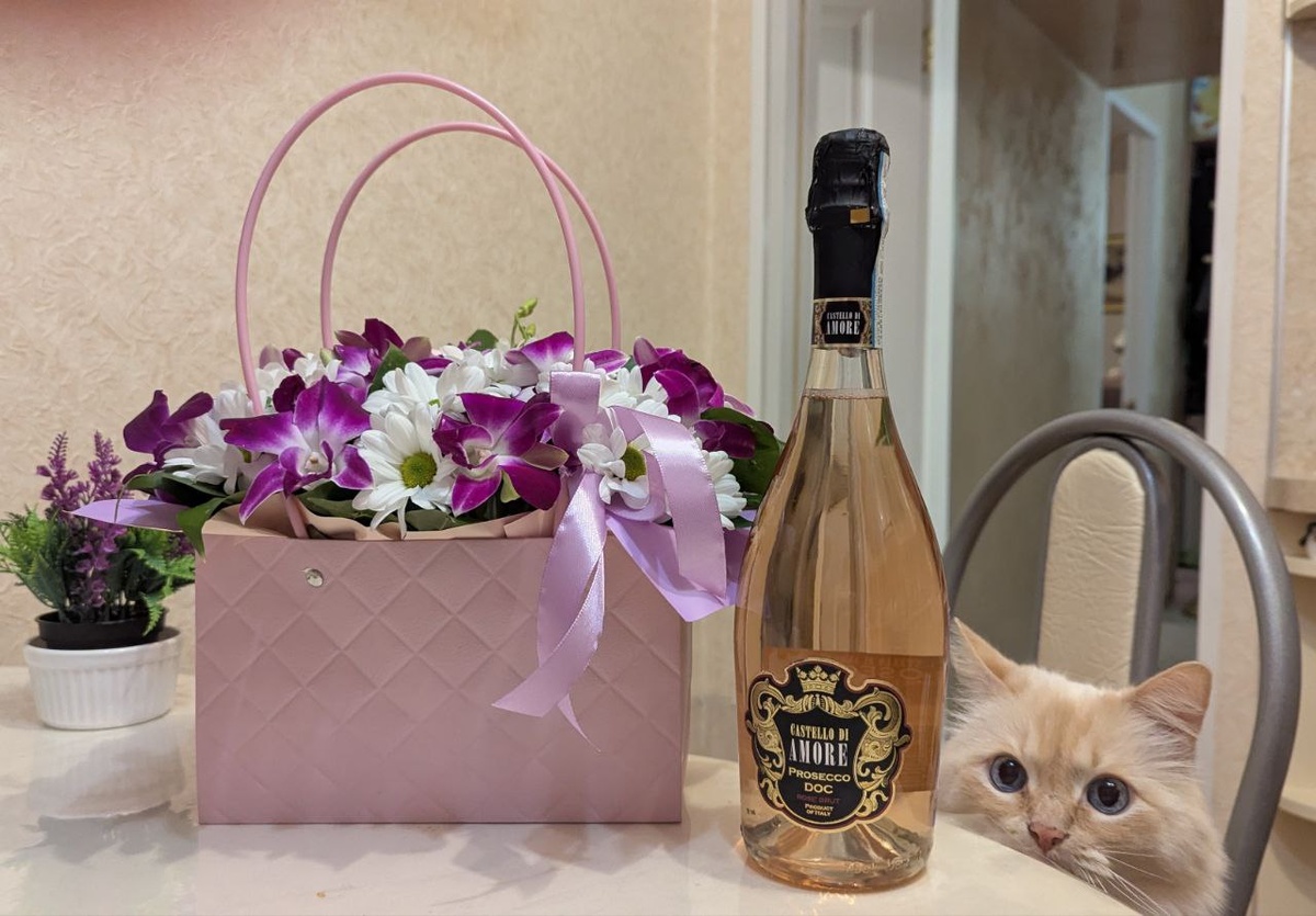 Просекко Castello di Amore Brut Rose