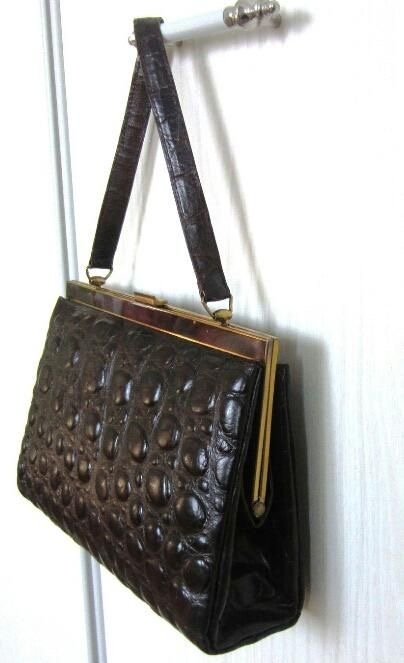 Ретро сумка на фермуаре. 